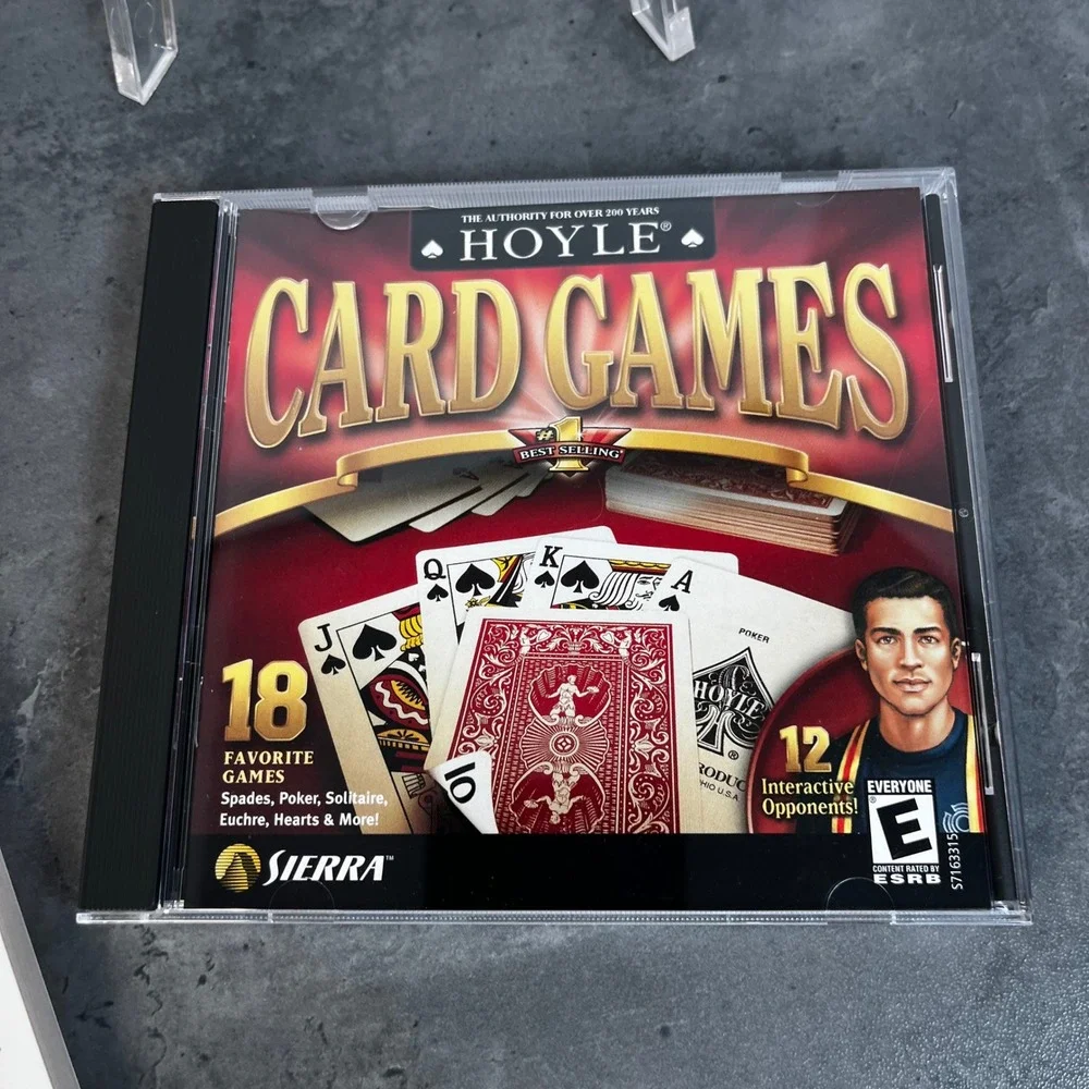 Hoyle Card Games PC CD ROM 2003 Sierra 18 Favorite Games‎ EUC VTG Complete